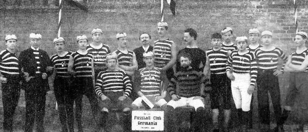 Die Vergangenheit verblasst. 1891 war Germania inoffizieller Deutscher Meister.