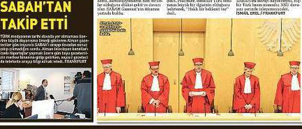 Der NSU-Prozess ist ein großes Thema für die Türkei.