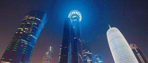 Immer höher: Im Hotel- und Geschäftsviertel West Bay ist Katars Wachstum sichtbar. Gebaut werden die Hochhäuser von Ausländern – oft unter schlechten Bedingungen.