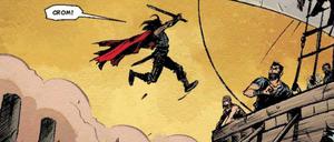 Seeräuber-Romantik: Conan in einem Panel aus dem besprochenen Band.