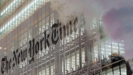 Das Gebäude der New York Times in New York. Gleich vier Pulitzer in diesem Jahr an die Zeitung.