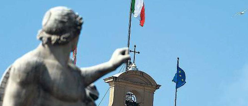 Der Quirinalspalast in Rom ist der Sitz des italienischen Präsidenten.