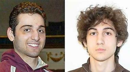 Die mutmaßlichen Bombenleger von Boston, Tamerlan und Dschochar Zarnajew.