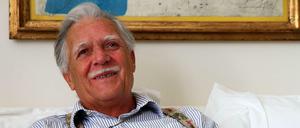 Michael Ballhaus beim Interview in seiner Wohnung in der Nähe des Mexikoplatzes.