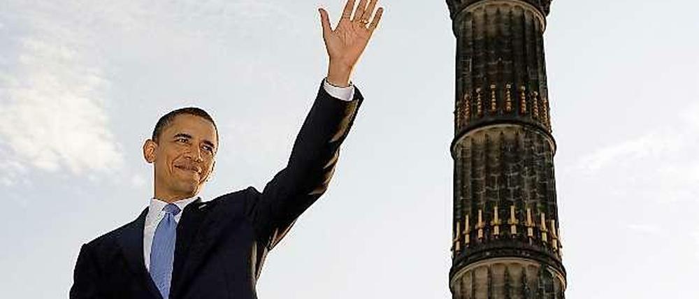 Zuletzt war Barack Obama 2008 im Wahlkampf in Berlin.