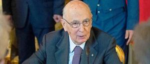 Giorgio Napolitano kandidiert für eine zweite Amtszeit als italienischer Präsident.