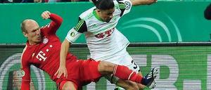 Musste das Grätschen erst lernen: Flügelstürmer wie Arjen Robben müssen auch nach hinten arbeiten.