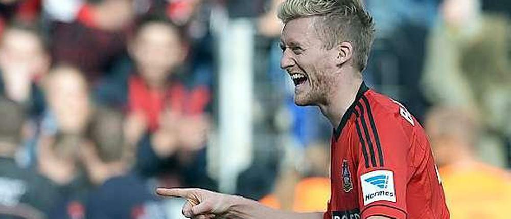 Auf dem Sprung? Nationalspieler Andre Schürrle, zweifacher Torschütze gegen Hoffenheim, wechselt nach der Saison eventuell zu Chelsea in die Premier League.