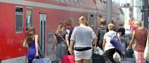 Weil es schneller geht - Regionalzug statt S-Bahn.