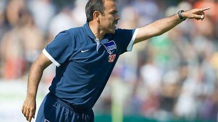 Blick nach vorn: Hertha-Trainer Jos Luhukay verließ einst den FC Augsburg, weil er keine Zukunftsperspektive sah.