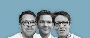 Johannes Danckert, Steffen Krach und Britta Siegmund.