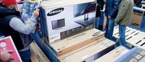 Unterhaltungselektronik wird gern auf Kredit gekauft.