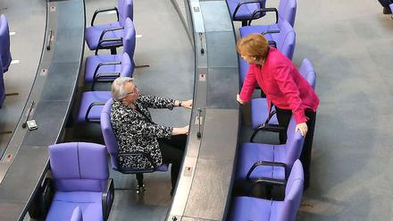 Die frühere Bundesministerin für Bildung, Annette Schavan (links).