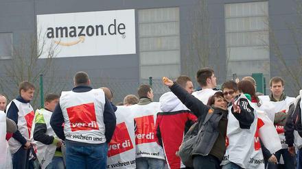 Schon am 09. April diesen Jahres gab es einen Warnstreik vor dem Logistik-Zentrum von Amazon in Bad Hersfeld.