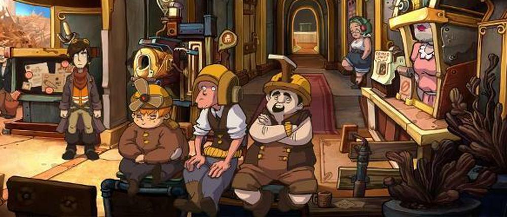 Szene aus "Chaos auf Deponia".