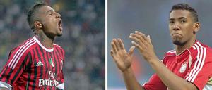 Zwei Fußballtalente. Kevin-Prince Boateng spielt beim AC Mailand und sein Bruder Jerome beim FC Bayern München.