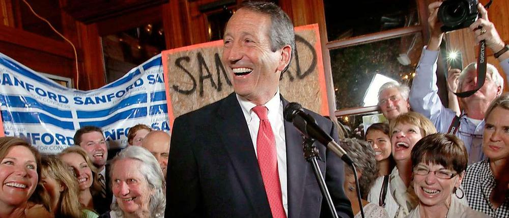 Von Wählerinnen gefeiert: Mark Sanford nach dem Wahlsieg. 