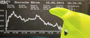 Am Freitag hat der deutsche Aktienindex Dax mit 8358 Punkten schon wieder einen Rekordstand erreicht.