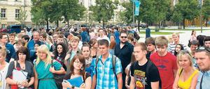 Angezahlt. Statt der einst beantragten 35 Millionen Euro startet das Zentrum zur Grenzforschung an der Viadrina in Frankfurt (Oder) mit Bordmitteln und einer Anschubfinanzierung des Landes. Foto: picture alliance/ZB