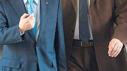 Der Präsident und sein Nachfolger? Thomas Bach (l.) und Michael Vesper.