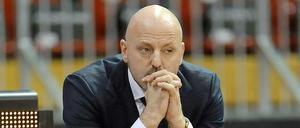 Nachdenklicher Trainer: Die Zukunft von Sasa Obradovic auf der Bank von Alba Berlin ist nach dem Ausscheiden gegen Bayern München ungewiss.