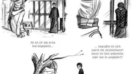 Zarte Bande: Eine Szene aus dem Buch.