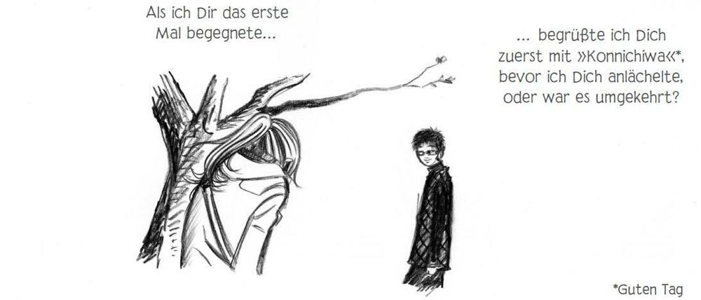 Zarte Bande: Eine Szene aus dem Buch.