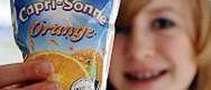 Die Capri-Sonne wird mit dem Negativpreis "Goldener Windbeutel" ausgezeichnet.