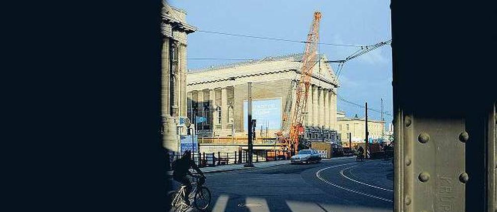 Hier wird Weltkulturerbe modernisiert.