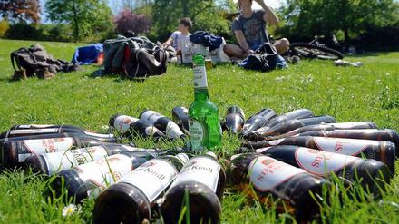 Jugend-Vergnügen am Schlachtensee? So kann es dort aussehen, wenn Schüler Party machen.