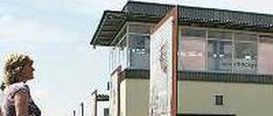 Grenzturm ohne Grenze. Nur dieser Bau ist von den alten Sperranlagen übrig.