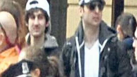 Die mutmaßlichen Täter von Boston. Tamerlan und Dschochar Zarnajew. Foto: AFP