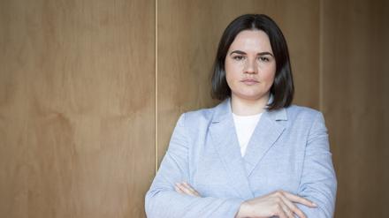 Die belarussische Oppositionspolitikerin Swetlana Tichanowskaja