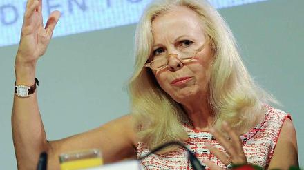 Catherine von Fürstenberg-Dussmann ist in Feierlaune.
