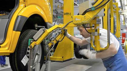 In den ersten drei Monaten des Jahre wächst die deutsche Wirtschaft weniger als erwartet - Experten hatten mehr erwartet.