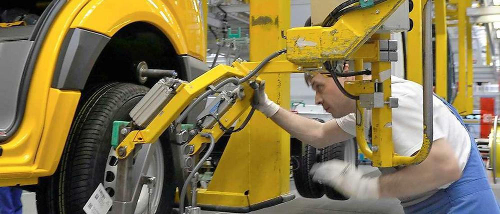 In den ersten drei Monaten des Jahre wächst die deutsche Wirtschaft weniger als erwartet - Experten hatten mehr erwartet.