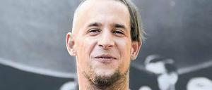 Robert Jäger, 35, Lebenskünstler aus Friedrichshain: "Ich bin gerade ein arbeitsloser Penner".