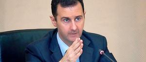 Der syrische Staatspräsident Präsident Baschar al Assad.