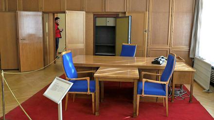 Das ehemalige Dienstzimmer von Stasi-Chef Erich Mielke 