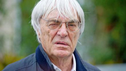 Mächtig umstritten. Bernie Ecclestone.