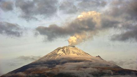 Der Vulkan Popocatépetl ist derzeit sehr aktiv.