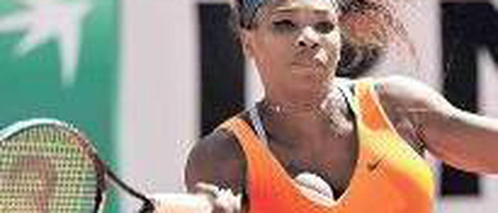 An der Zeit. Serena Williams strebt in Paris ihren zweiten Titel an. Foto: dpa