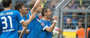 Sein Doppelpack schickt Düsseldorf in Liga zwei und sichert Hoffenheim die Relegation: Sead Salihovic (r.)