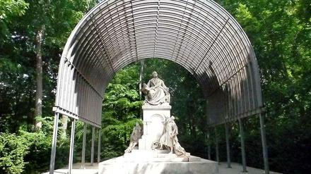 Das Richard-Wagner-Denkmal an der Tiergartenstraße.