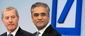 Jürgen Fitschen und Anshu Jain müssen sich auf der Hauptversammlung den Aktionären stellen.