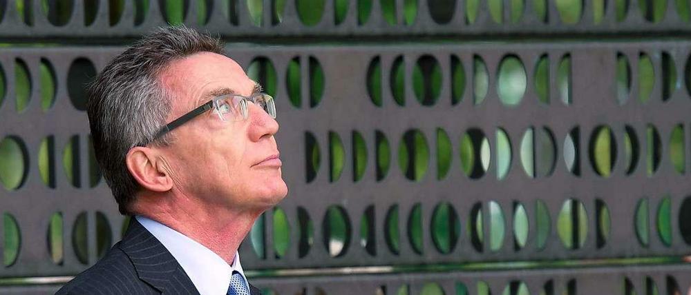 Verteidigungsminister Thomas de Maiziere
