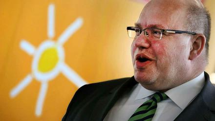 Trotz aller Schwierigkeiten in sonniger Laune: Umweltminister Peter Altmaier.