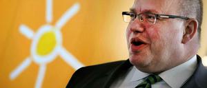 Trotz aller Schwierigkeiten in sonniger Laune: Umweltminister Peter Altmaier.