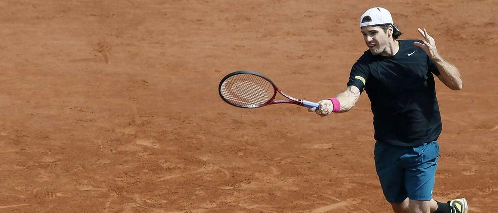 Thomas Haas schlägt sich in Paris weiter durch - und steht nun erstmals im Viertelfinale des Sandplatz-Grand-Slams.
