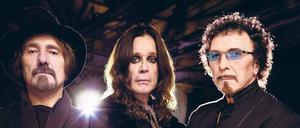 Satansbraten. Bassist Geezer Butler, Sänger Ozzy Osbourne und Gitarrist Tony Iommi.